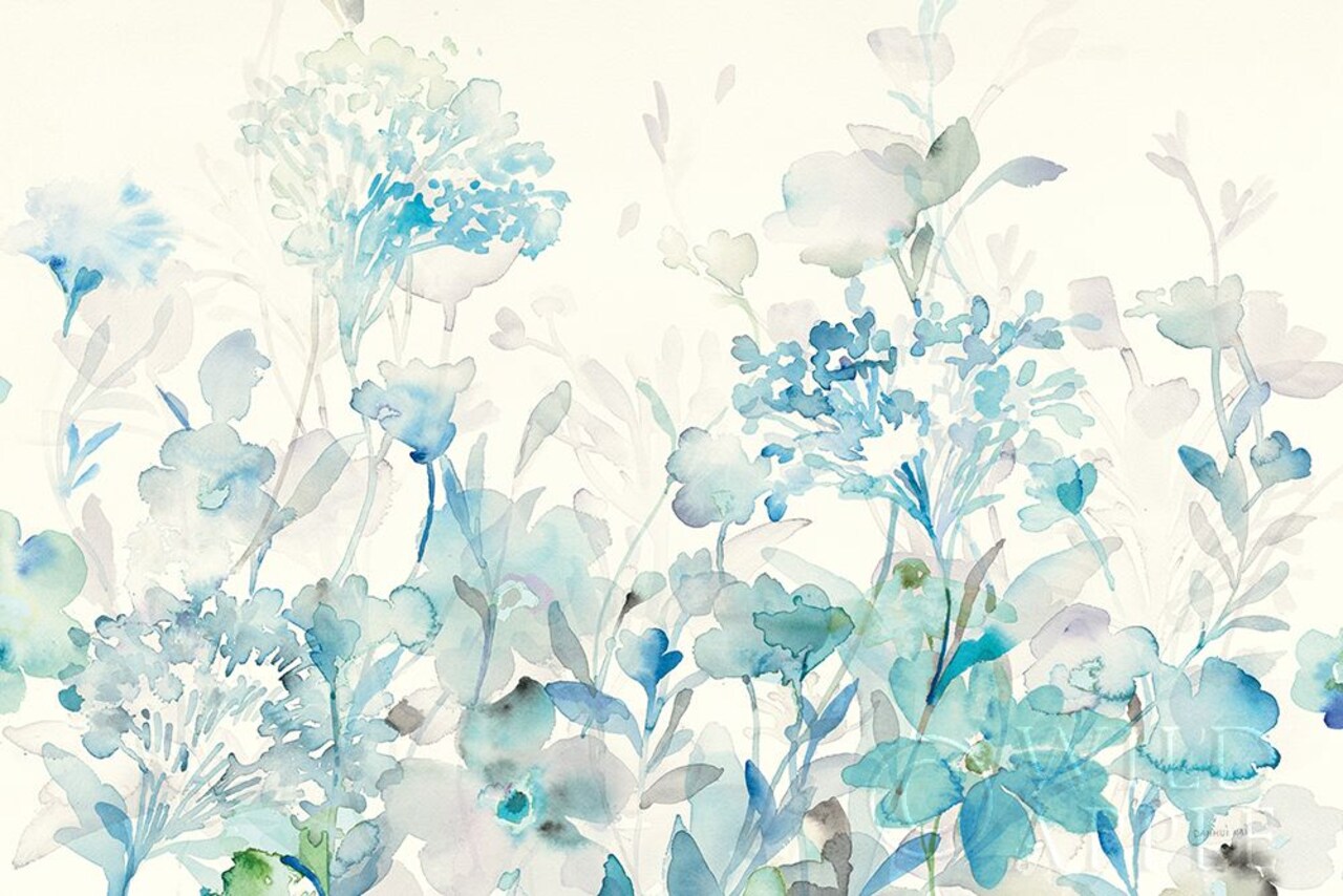Translucent Garden Blue Crop Poster Print by Danhui Nai - Item # VARPDX37425